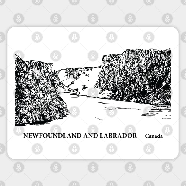 Newfoundland and Labrador Canada Sticker by Lakeric
